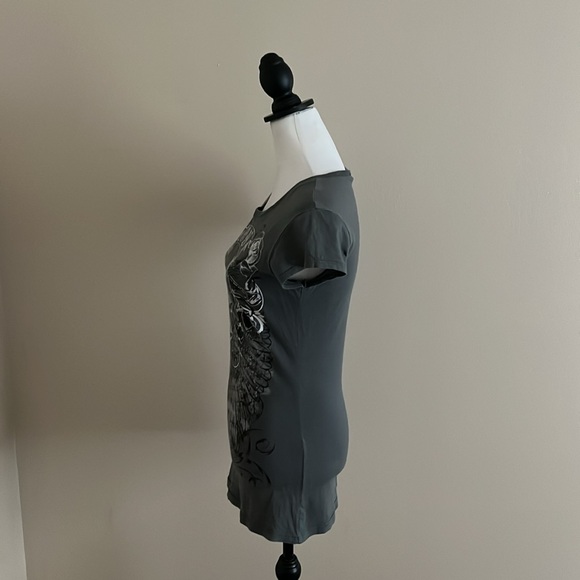 ⭐️Rue 21, Gray/Black/White ,T-Shirt, Size L⭐️ - Picture 9 of 10